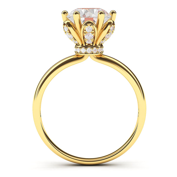 14K Yellow Gold Engagement Rings