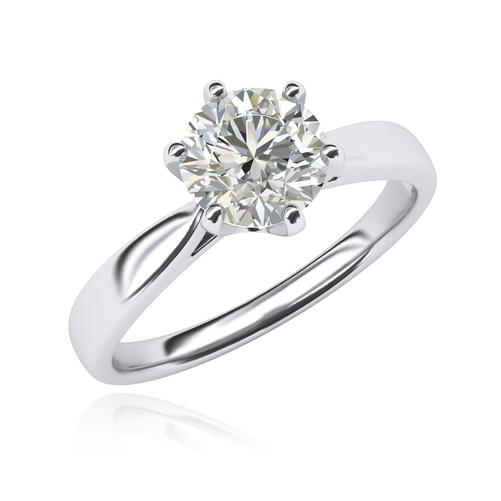 Sparkle Allure Crystal Pure Silver Over Brass Oval Engagement Ring |  CoolSprings Galleria