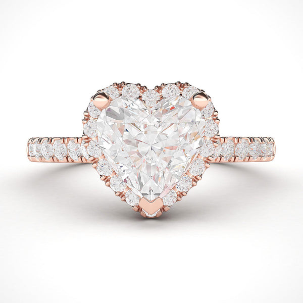 10K Rose Gold Engagement Rings