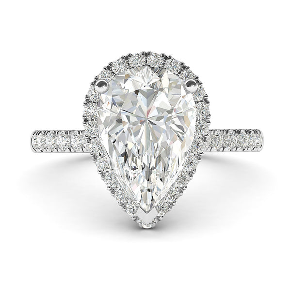 Pear Shape Engagement Rings
