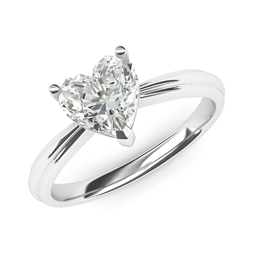 Ring with heart: Silver & white zirconia – THOMAS SABO